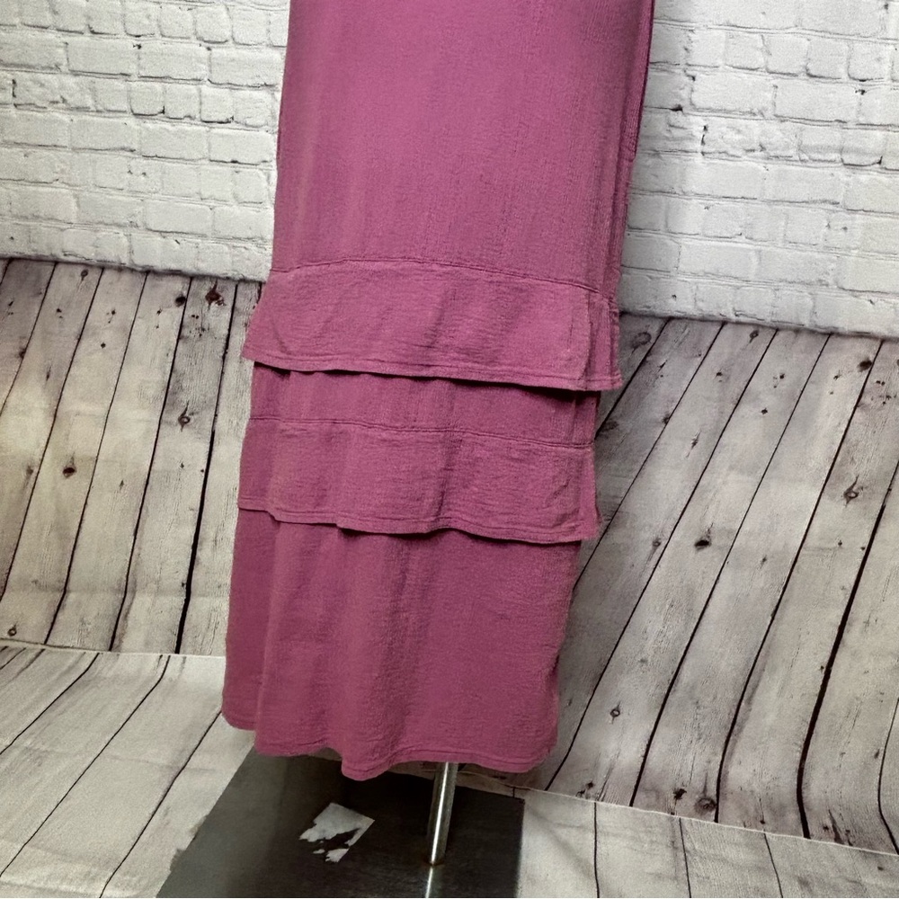 Eucalyptus Handmade in Guatemala Mauve Purple Sleeveless Maxi Dress Size L - Picture 5 of 11